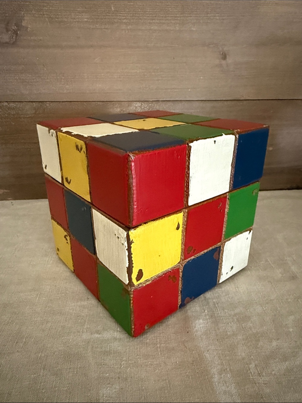 ❤️Rubik’s Cube Style Wooden Box